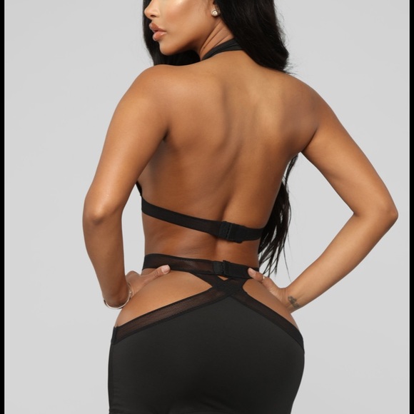 Two-piece party dress color black - Picture 2 of 3